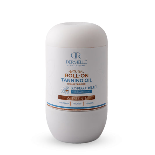Roll-On Tanning Oil - Sunkissed Brulee + Body Brush