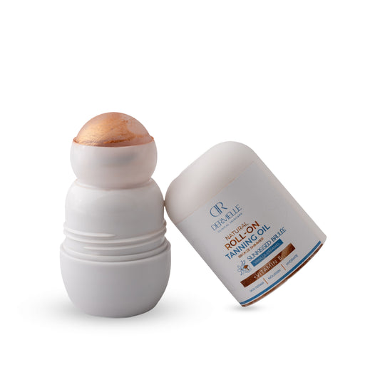 Roll-On Tanning Oil - Sunkissed Brulee + Body Brush